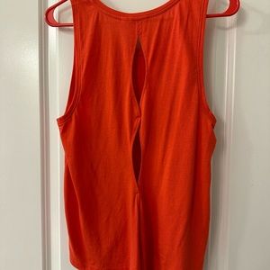 Victoria secret sport tank top. Cute back. Size S. Red